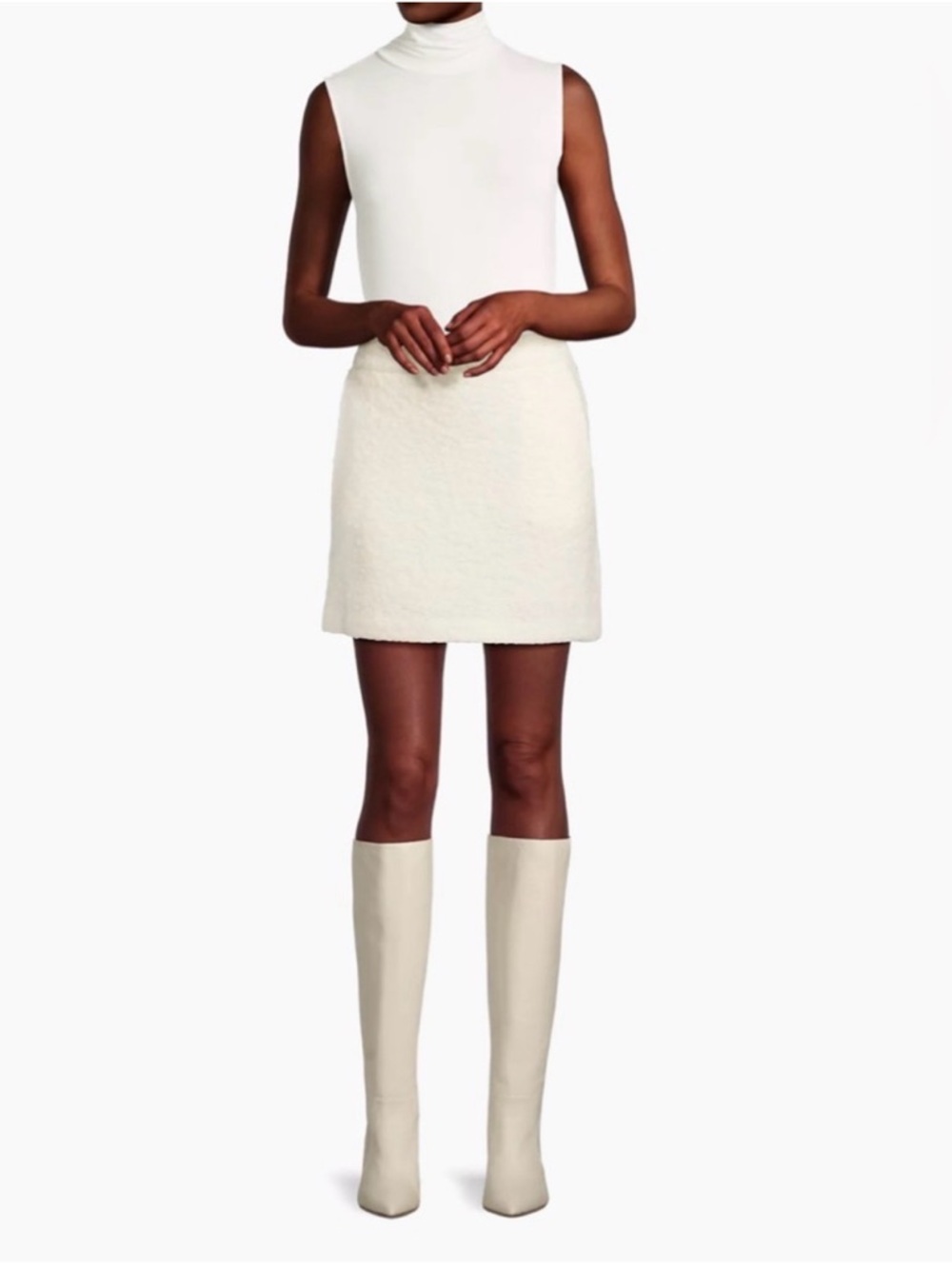 🆕 Toccin Addison Wool-Blend Miniskirt